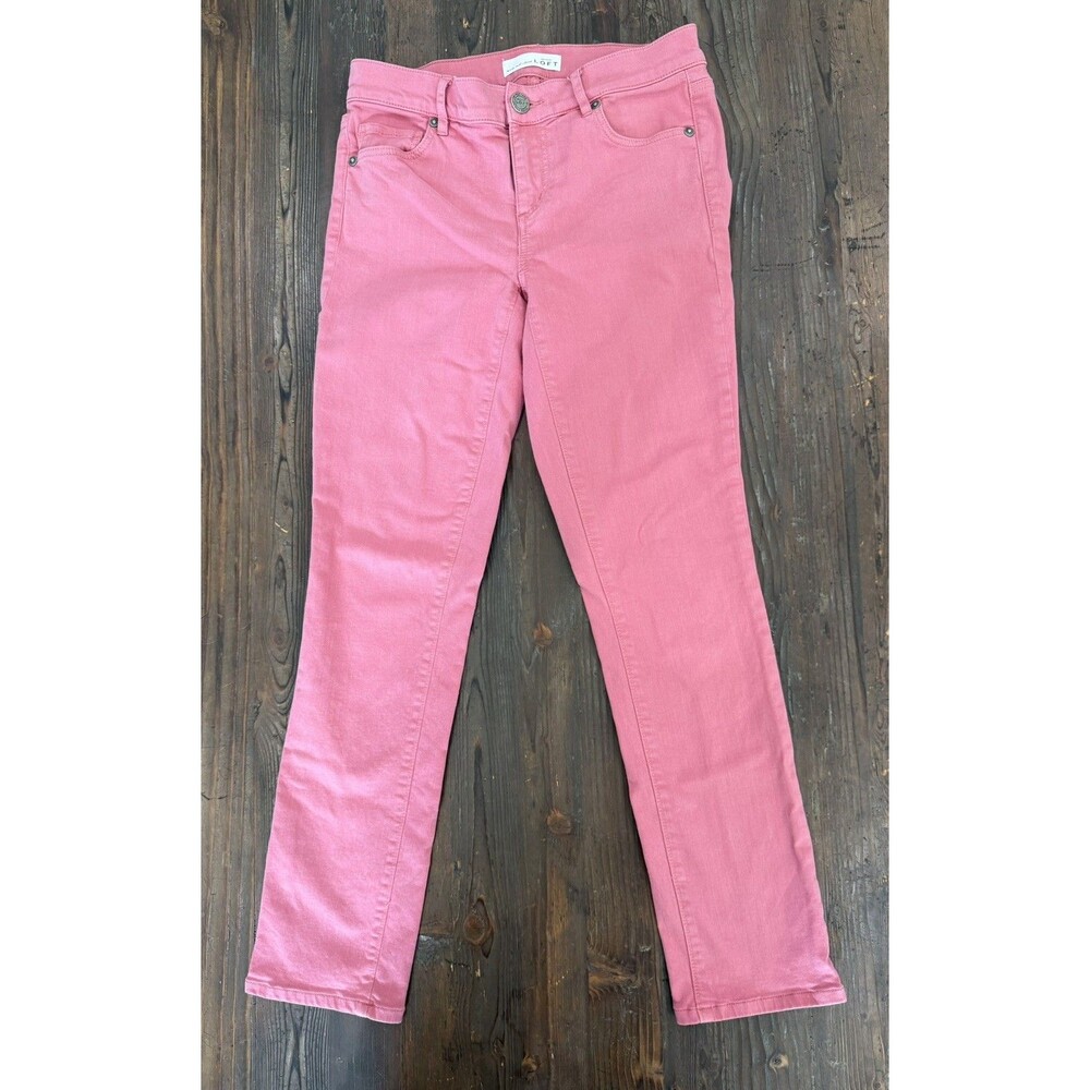 Ann Taylor Women's Skinny Crop Rose Jeans 24 Preowned